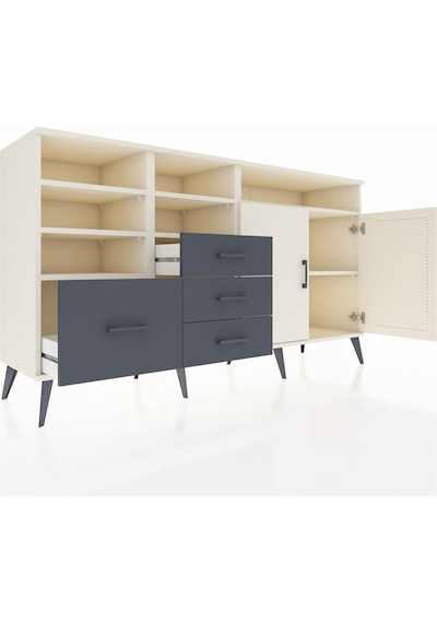 Hyperion Konsol 7 Raflı 4 Çekmeceli 2 Kapaklı 176x44x99 Aytaşı-ay Aytaşı-aytaşı/antrasit Hyperion Konsol 7 Raflı 4 Çekmeceli 2 Kapaklı 176x44x99 Aytaşı-ay Aytaşı-aytaşı/antrasit