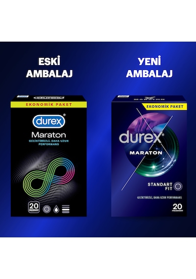 Durex Maraton  Prezervatif 20'li