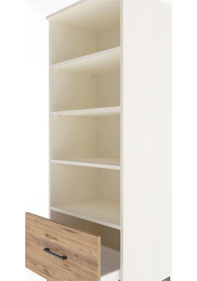 Hyperion Dolap 4 Raflı Tek Çekmeceli 60x44x163 Aytaşı-çam Aytaşı