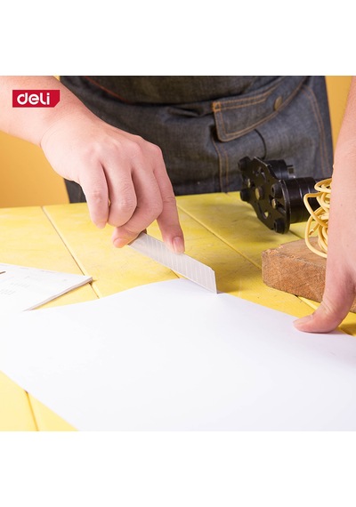 Delı Profesyonel 18mm Maket Bıçağı Yedeği 15 Li