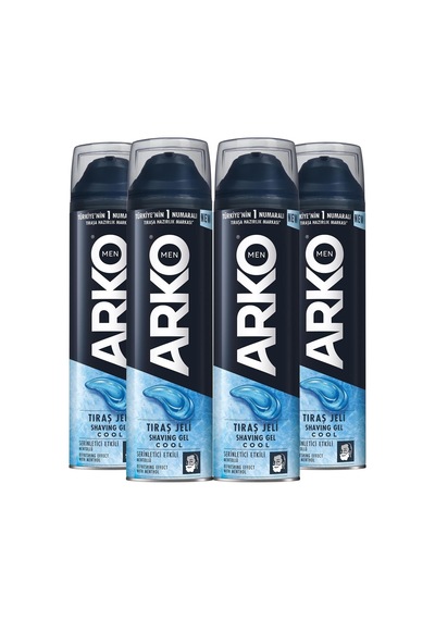 Arko Men Cool Tıraş Jeli 4'lü Paket 200 Ml