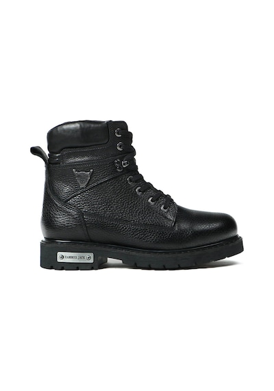 Hammer Jack Hakiki Deri Siyah Erkek Bot & Bootie 18501-m Siyah