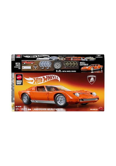 Mattel Brick Shop Hot Wheels 71 Lamborghini Miura P400 Sv Yapım