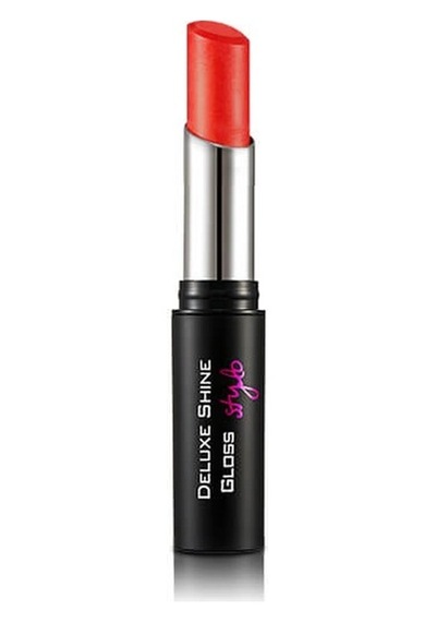 Flormar Deluxe Shine Yarı Transparan Parlak Bitişli Ruj D43 Red Orange