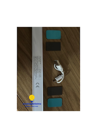 Hareket Sensörlü Şarjlı Led Lamba 30 Cm Beyaz Renk