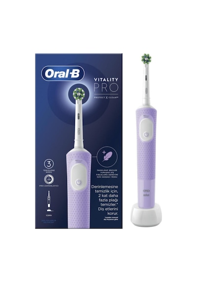 Oral-b Vitality Cross Action Şarjlı Diş Fırçası Lila