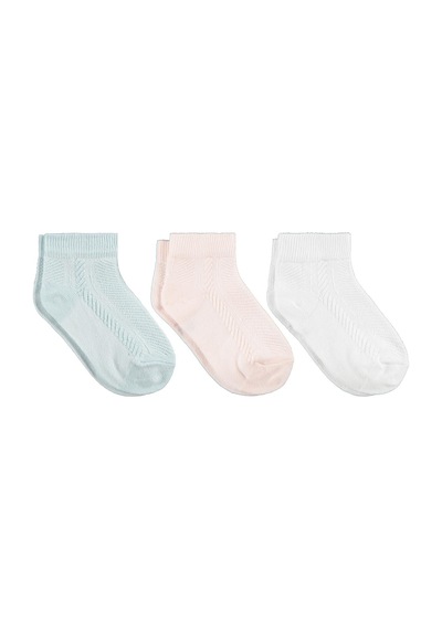 Civil Girls Basic Soft 3'lü 3-11 Yaş Kız Çocuk Patik Çorap Standart