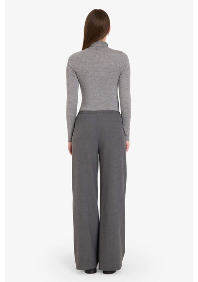 Defacto Coool Wide Leg Normal Bel Pantolon C1428ax25auar191 Antrasit