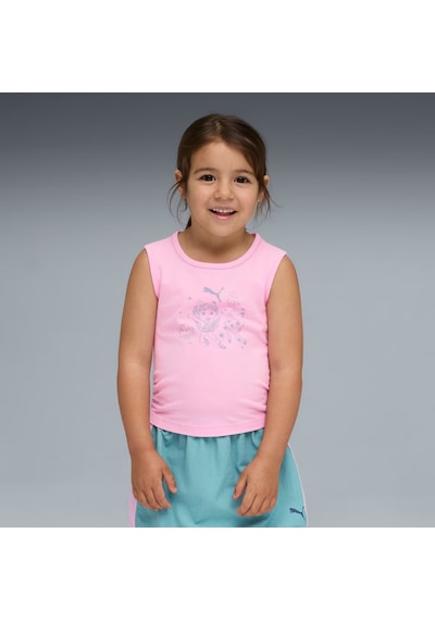 Puma X Gabbys Dollhouse Çocuk Dar Kesim Atlet Üst 634932 75 Pembe