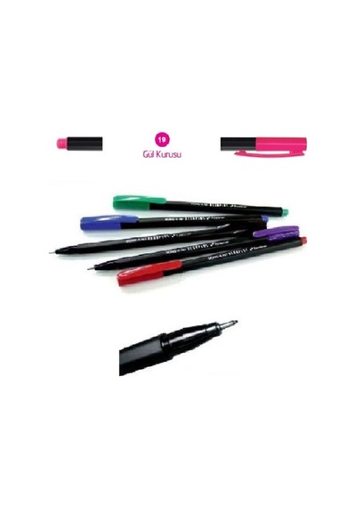 Dong-A Hexaplus Fineliner Fiber Uçlu No 19 Gül Kurusu