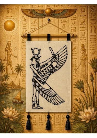 Isis Temalı Duvar Dekoru 35 X 45 Cm