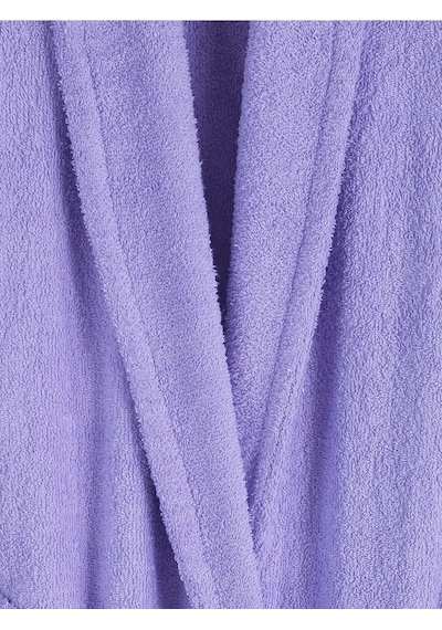 Lila Büyük Beden Şalyaka Pamuklu Hamam Sauna Banyo Battal Kadın Erkek Unisex 3xl 4xl Bornoz
