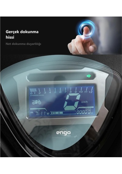 Arora Quantum Ekran Koruyucu 50-125cc Dijital Gösterge ' Sadece Ekran Koruyucu