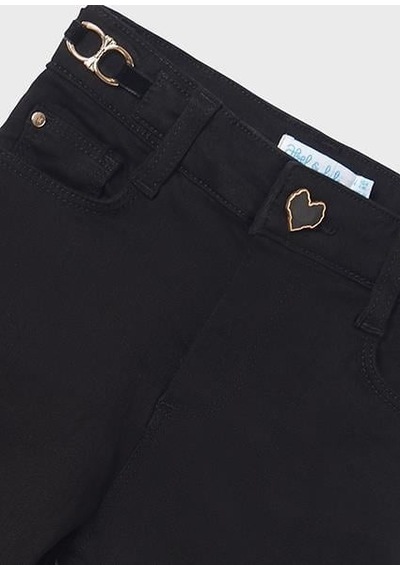 United Colors Of Benetton Abel & Lula Kız Çocuk Siyah Denim Pantolon Siyah