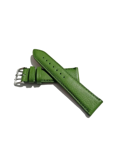 Fado&her Saate Uyumlu Hakiki Deri Saat Kordonu Yeşil Mat 22 Mm 311 Yeşil