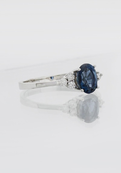 London Topaz Tektaş Pırlanta Yüzük Sarı