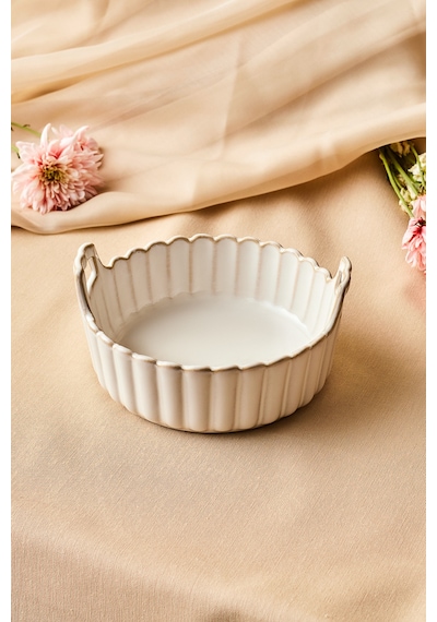 Karaca Daisy Sunumluk 16,5 Cm Krem