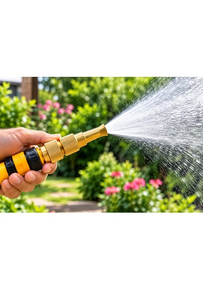 Yüksek Basınçlı Ayarlanabilir Hortum Sulama Başlığı Seti 2 Parça 1