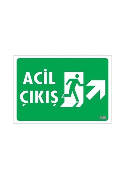 Plentifulacil Çıkış Uyarı Levhası 17,5x25 Kod: 946