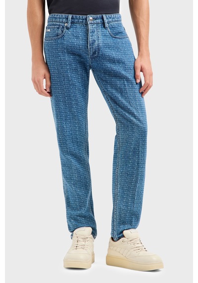 Emporio Armani Erkek Kot Pantolon Em000668 Af13444 Fb054 Mavi Mavi