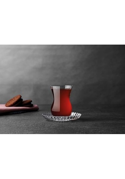 Beykoz Çay Takimi Hediyelik Kutu Damla Logo Açık Gri