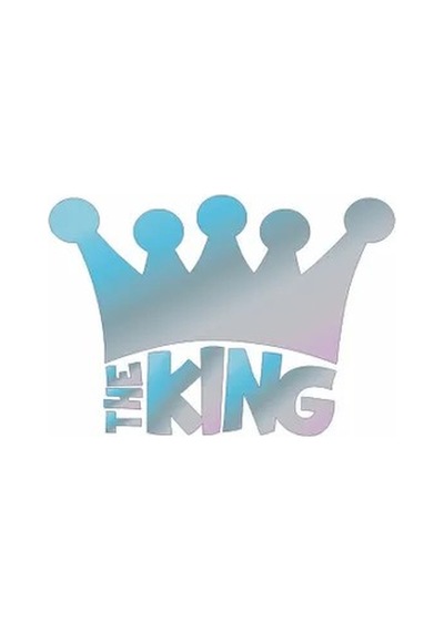 The King Hologram Sticker Folyo