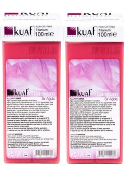 2 Adet Roll On Kartuş Ağda Titanyum 100 Ml X 2