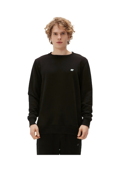 Bad Bear Geofox Crewneck Siyah Erkek Sweatshirt Siyah