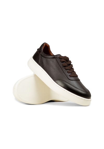 Deery Erkek Hakiki Deri Kahverengi Sneaker Ayakkabı - 04406mkhve01