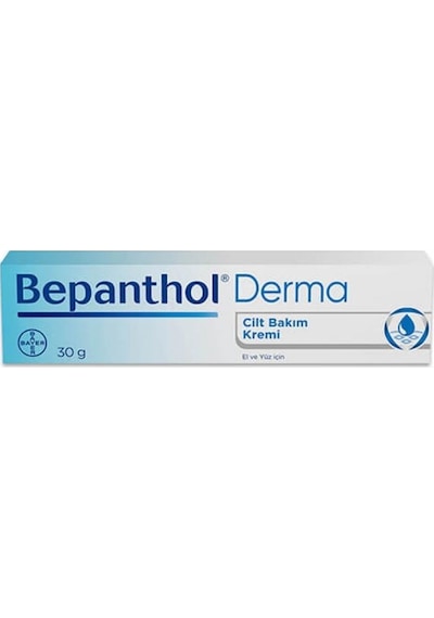 Bepanthol Derma El Ve Yüz İçin Günlük Nemlendirici Cilt Bakım Kremi 30g