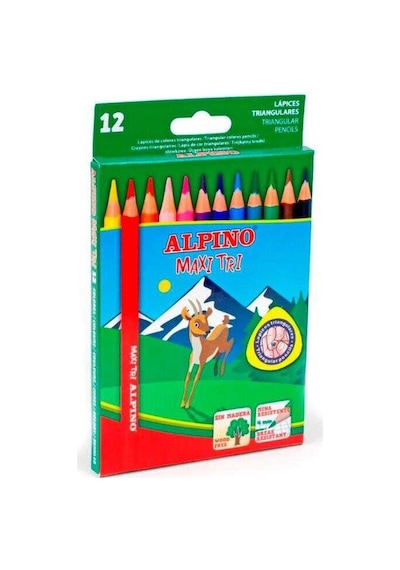 Alpino Boya Kalemi Alpino Maxi Trı Jumbo Alp-al-005010n Çok Renkli