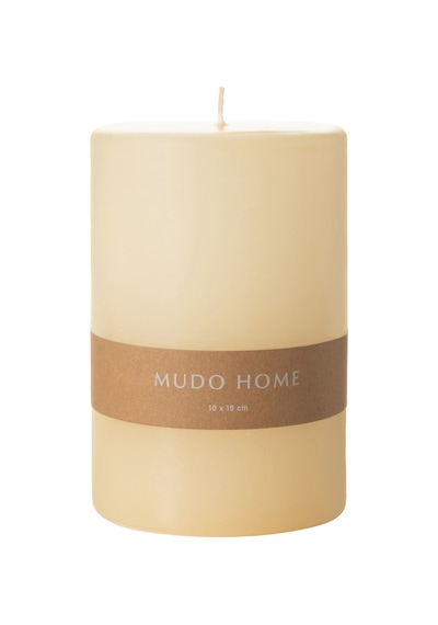 Mudo Home Fener Mum Krem 10x15cm Ekru