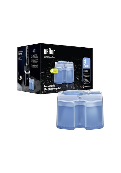 Braun CCR4 Tıraş Makinesi Temizleme Sıvısı 4'lü