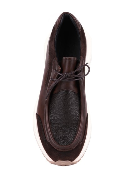 Shoetyle - Kahverengi Hakiki Deri Bağcıklı Erkek Günlük Ayakkabı 115-k525-1321 Kahve Rengi Shoetyle - Kahverengi Hakiki Deri Bağcıklı Erkek Günlük Ayakkabı 115-k525-1321 Kahve Rengi