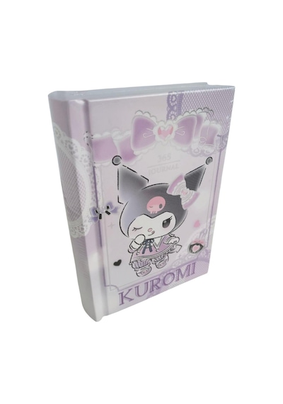 Victori's Journals Vj Kuromi Lisanslı 365 Günlük 368 Sayfa A7 Ebatında Gümüş Varaklı Kenarlı Defter