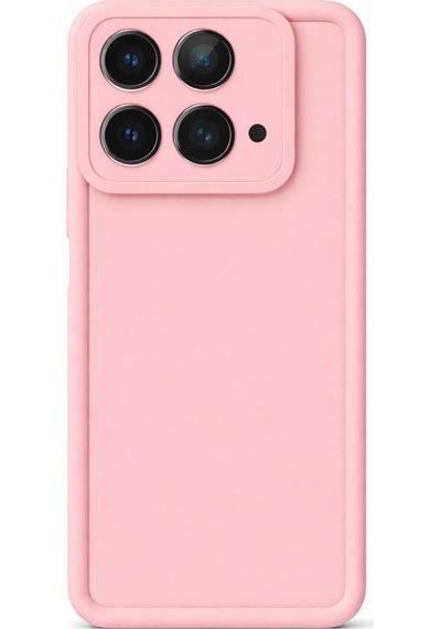 İnfinix Note40-4g Uyumlu Kamera Çıkıntılı Mat Silikon Telefon Kılıfı Pembe