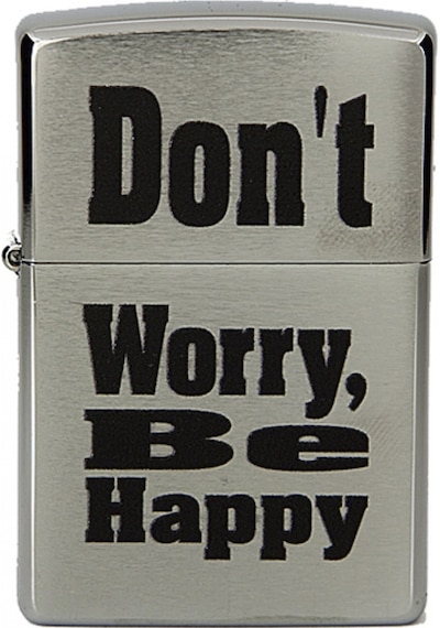 Zippo Dont't Worry Çakmak - 49007-00063-model32