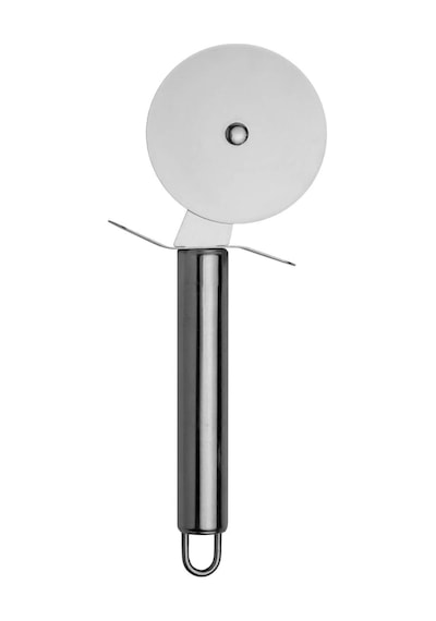 Paslanmaz Çelik Pizza Kesici Ve Hamur Ruleti, 18 Cm, 6 Cm Çap - Ergonomik Saplı Diğer