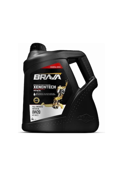 Brava Xenontech Tam Sentetik 0W-20 Motor Yağı 2 x 4 L