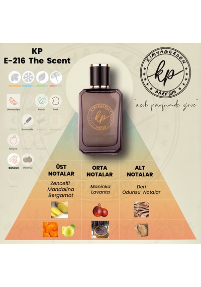 Kimyagerden E-216 Erkek Parfüm EDP 50 ML