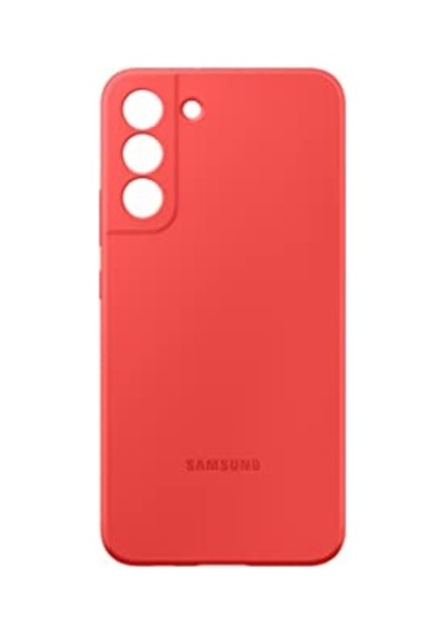 S22 Plus Silikon Kılıf - Kırmızı Diğer