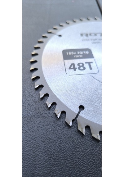 Ahşap Kesme Diski Rotor 185 20/16 Adaptörlü 48t