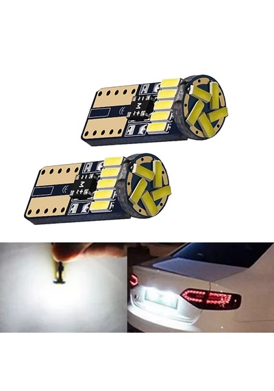 T10 Led Ampul Kırmızı 2 Adet