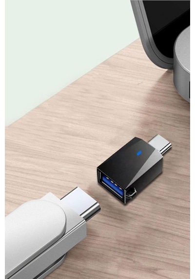 Torima YD-70 Siyah Usb To Type-C Mini Telefon Çevirici Adaptör