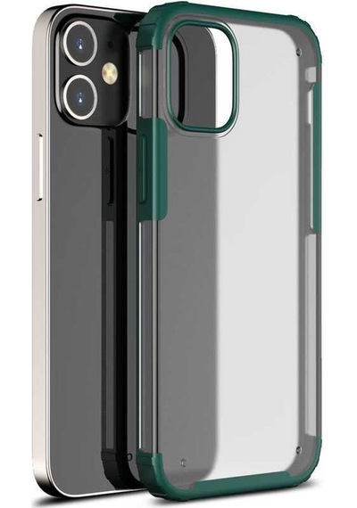 Ardemix Apple Uyumlu iPhone 12 Mini Volks Kılıf-koyu Yeşil Koyu Yeşil