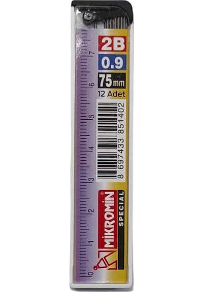 Min 0.9 MM Cetvelli Kalem Ucu 75 MM Mikro Uç
