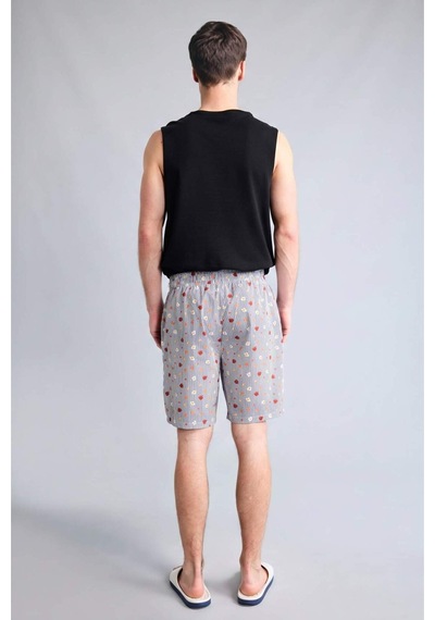 Defacto New Regular Fıt Cepli Kısa Boy Poplin Şort H5519ax26spnv135 Lacivert-nv135