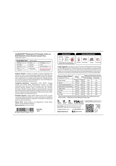 Bıomet Fit Powder