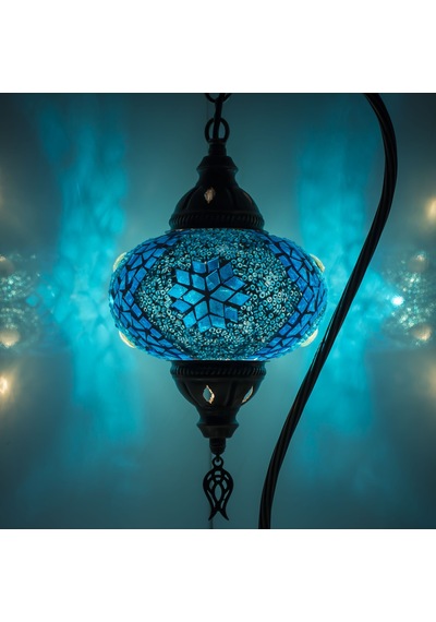 Dekoratif MOZAİK GECE LAMBASI ABAJUR BAŞUCU LAMBASI