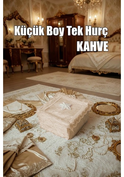 Çeyizlik Küçük Tek Hurç Çiçekli, Kadife Tek Hurç Çeyizlik Dantelli Hurç, Küçük Boy Hurç Diğer
